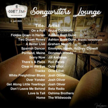 Songwriters Lounge vom 2. Juli 2025