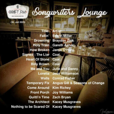 Songwriters Lounge vom 30. Juli 2025