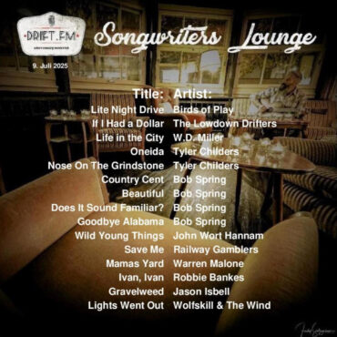 Songwriters Lounge vom 9. Juli 2025