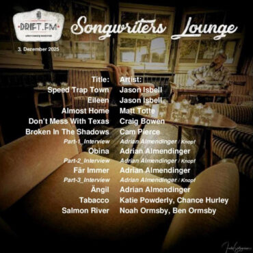 Songwriters Lounge vom 3. Dezember 2025
